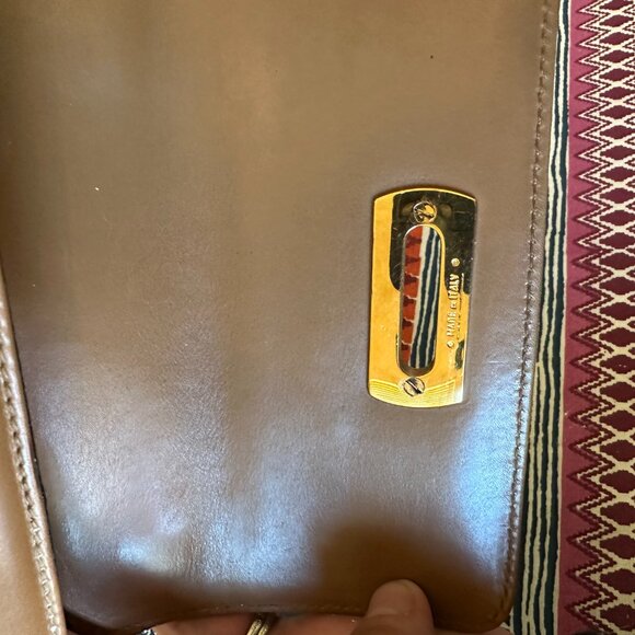 Salvatore Ferragamo Gancini Mini Tan Crossbody - Picture 14 of 15